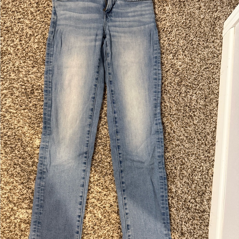 American Eagle Outfitters Light Blue Straight Leg Jeans